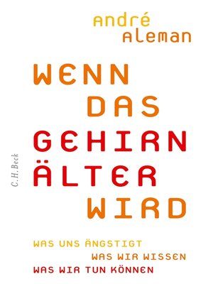 cover image of Wenn das Gehirn älter wird